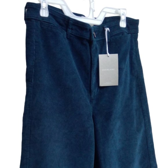 Everlane "The Corduroy Wide Leg Pant" Teal 12 - Picture 8 of 13